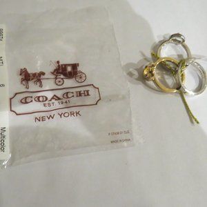 Set of 3 Coach Rings New With Tags